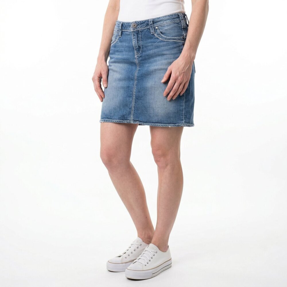 SILVER JEANS MONROE DENIM MINI SKIRT W31 WOMENS